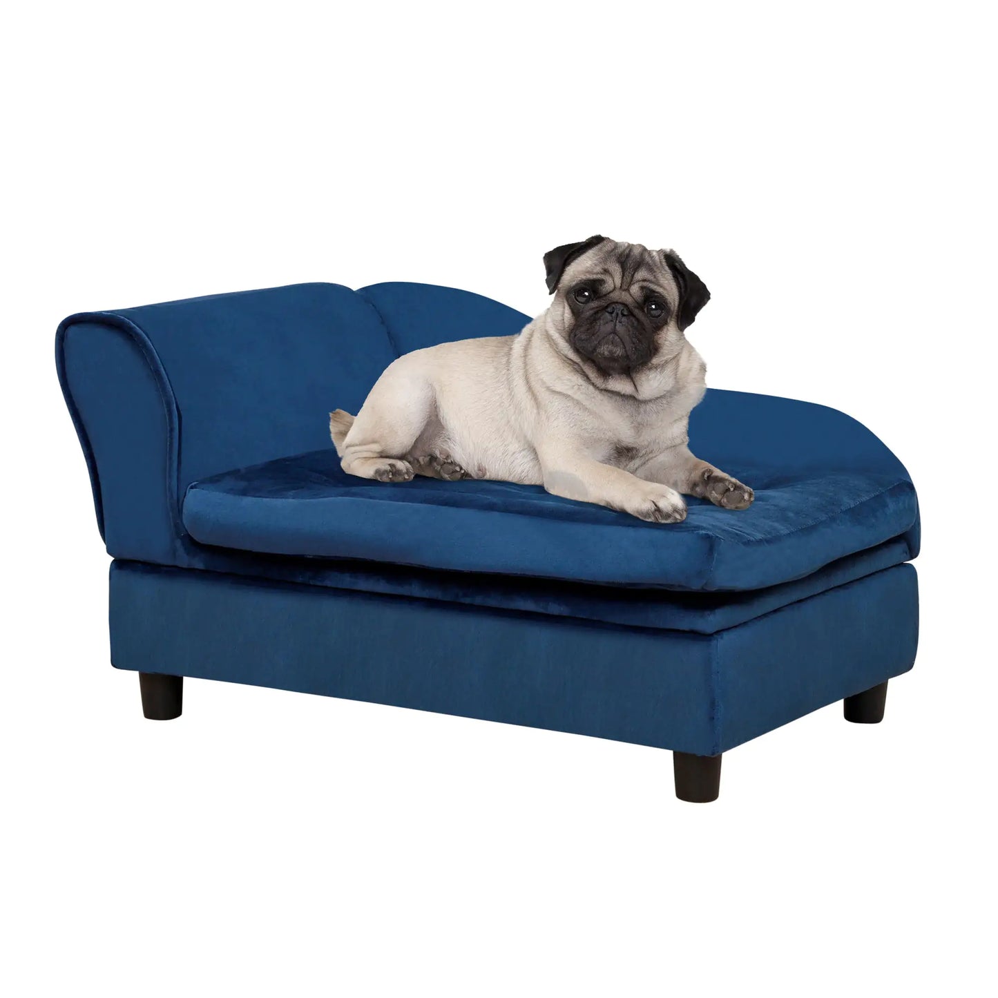 Luxury Small Dog Bed with Hidden Storage – Modern Pet Sofa for Small Breeds