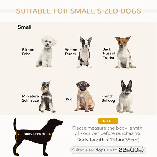Luxury Small Dog Bed with Hidden Storage – Modern Pet Sofa for Small Breeds